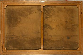 Nils Hansteen, Marine with a three-masted ship and a steam tugboat.