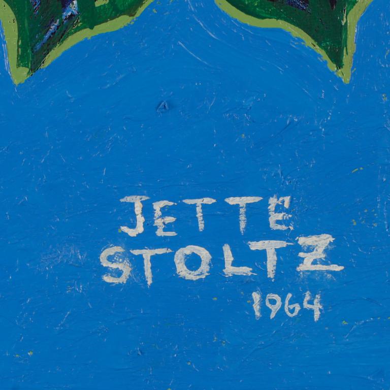 JETTE STOLTZ, olja på duk, sign och dat 1964.
