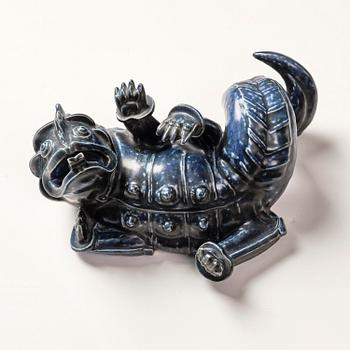 Wilhelm Kåge, a stoneware sculpture of a dragon, Gustavsberg, 1939.