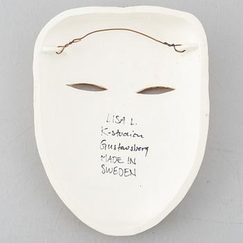 Lisa Larson, mask, stengods, K-Studion, Gustavsberg.