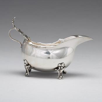 A Swedish 18th century silver cream-jug, mark of Pehr Zethelius, Stockholm 1774.