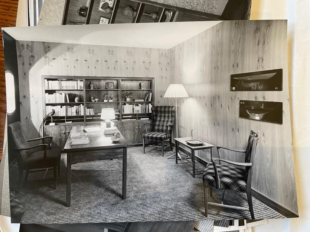 skrivbord, "NK Hantverk", Nordiska Kompaniet, 1954.