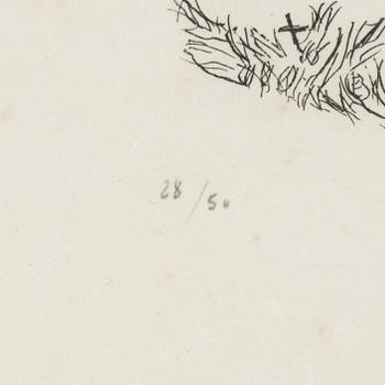 Jean Fautrier, Figure compositions, 2 pcs.