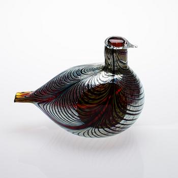 FIGURIN, glas, signerad Oiva Toikka, Nuutajärvi Notsjö.