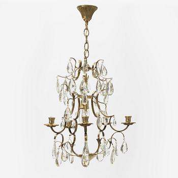 A Baroque style chandelier, 21st century.