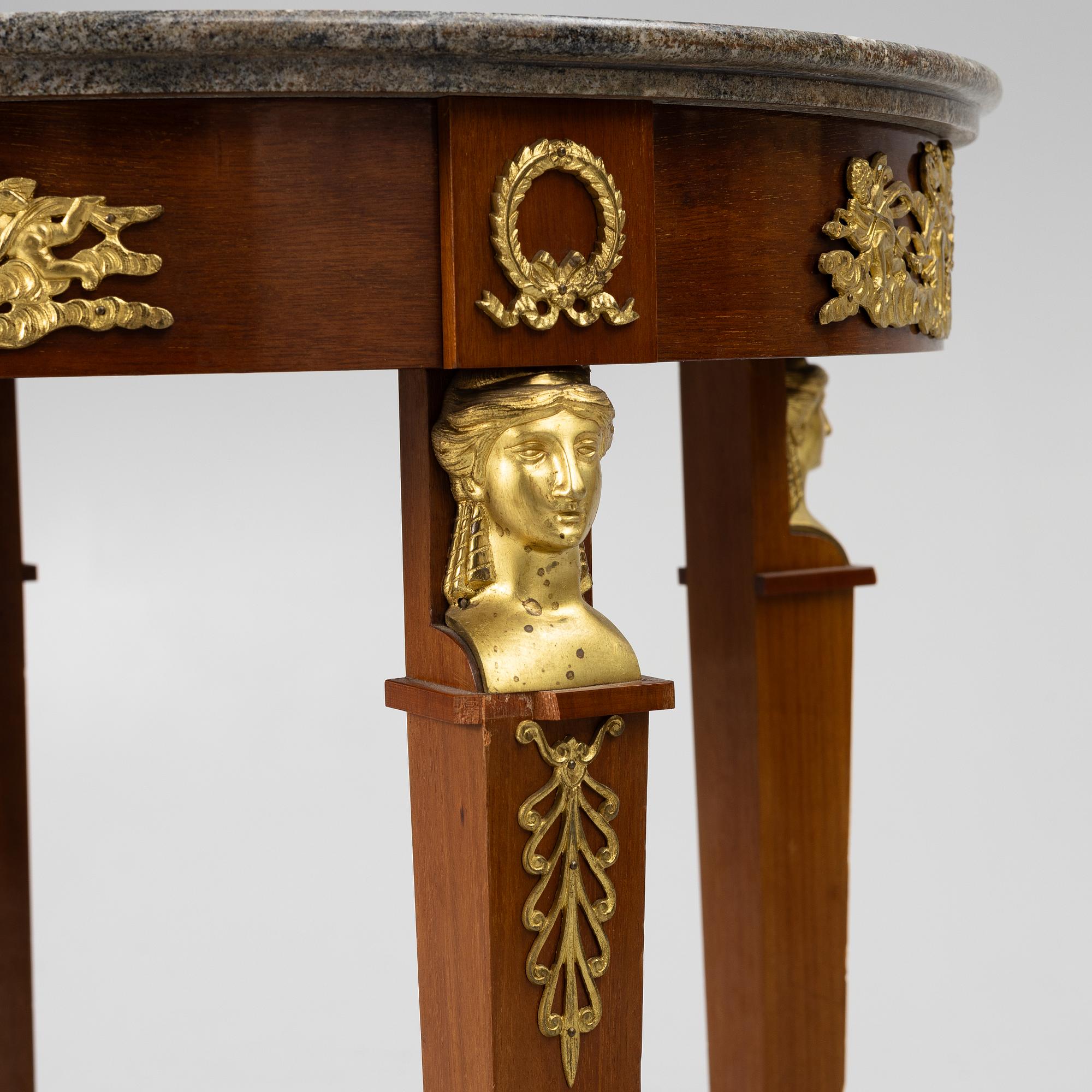 Side table, Empire style, early 1900s.