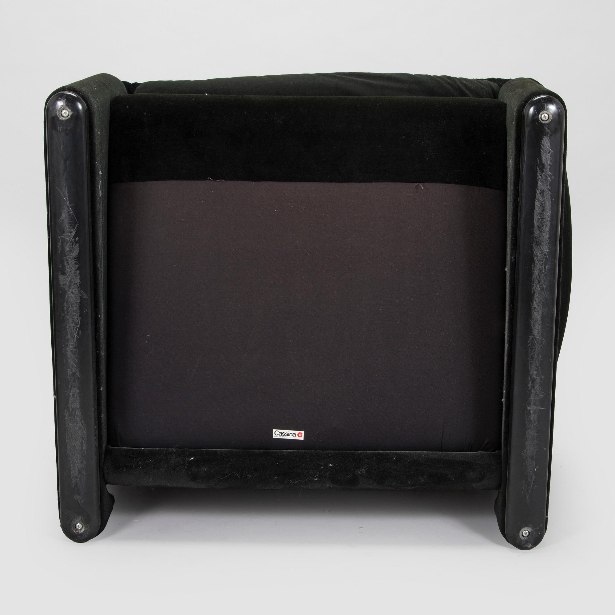 Vico Magistretti, nojatuoli, "Maralunga", Cassina, Italia.