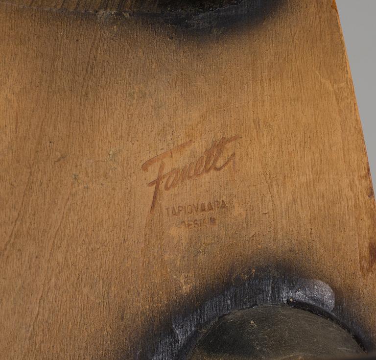 STOLAR, 4 st, "Fanett", Ilmari Tapiovaara, Edsbyverken, 1950-tal.
