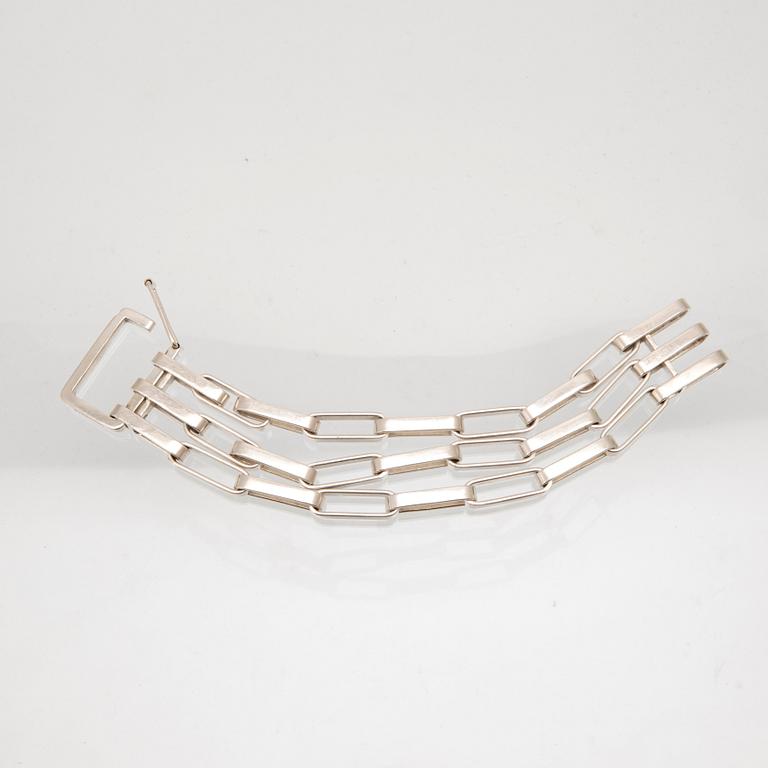 Karl-Ingemar Johansson bracelet silver, Gothenburg 1975.