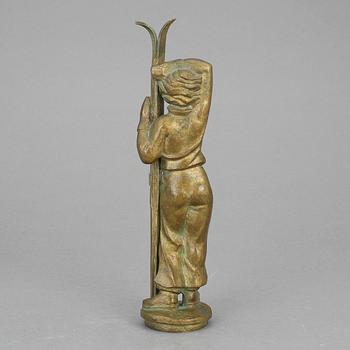 OSCAR ANTONSSON, skulptur i brons. Signerad.