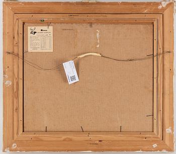 PER KROHG, olja på pannå, signerad.