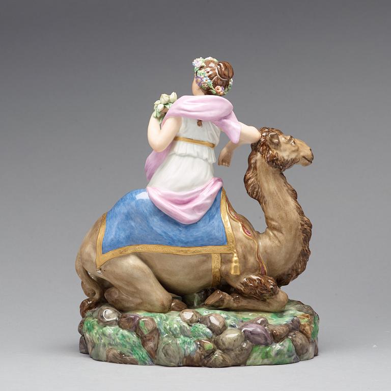 A Royal Copenhagen allegorical figure representing 'Asia', Denmark, 1920.