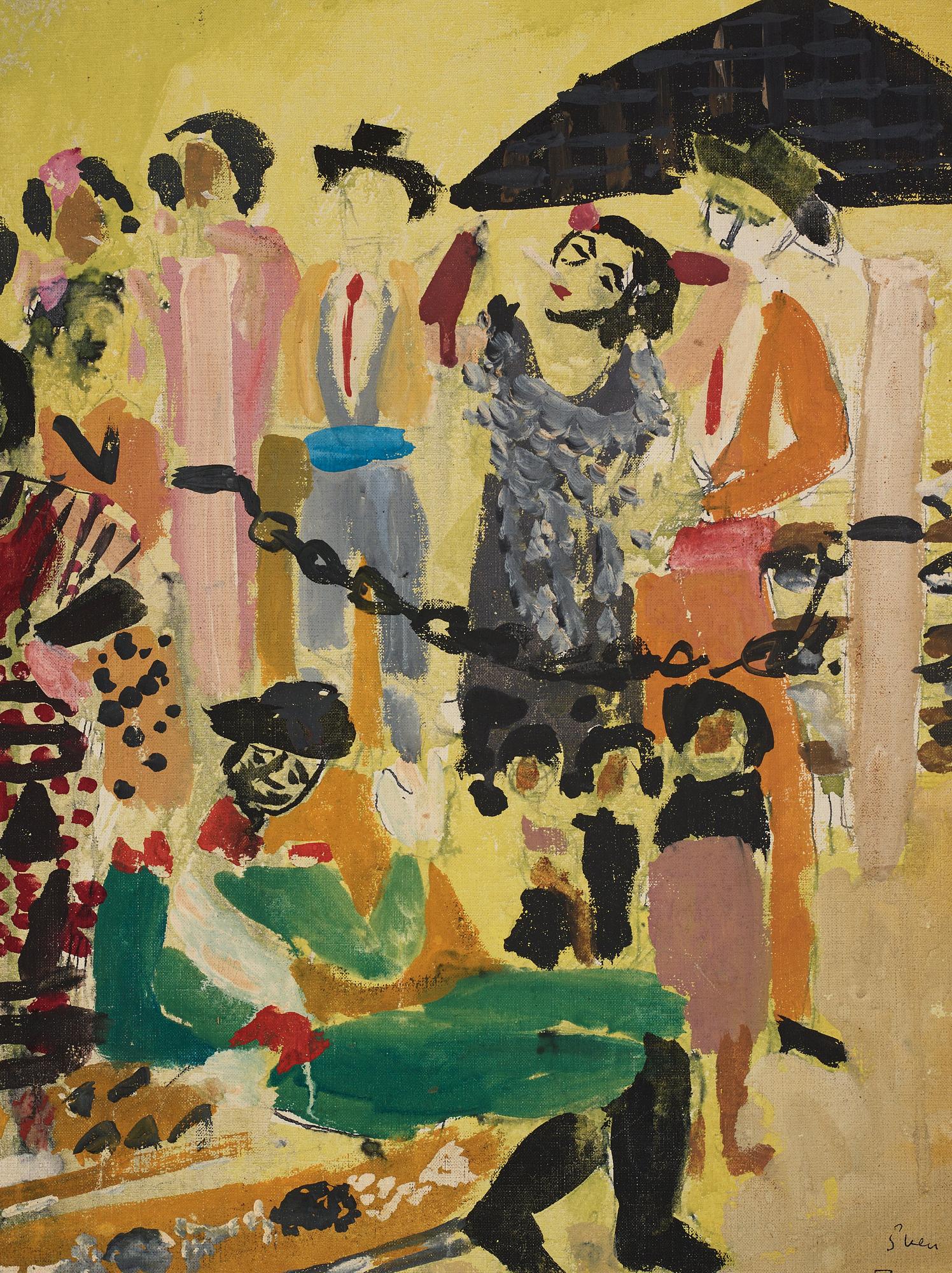 Sven X:et Erixson, "Scenskisser till Carmen I-IV".