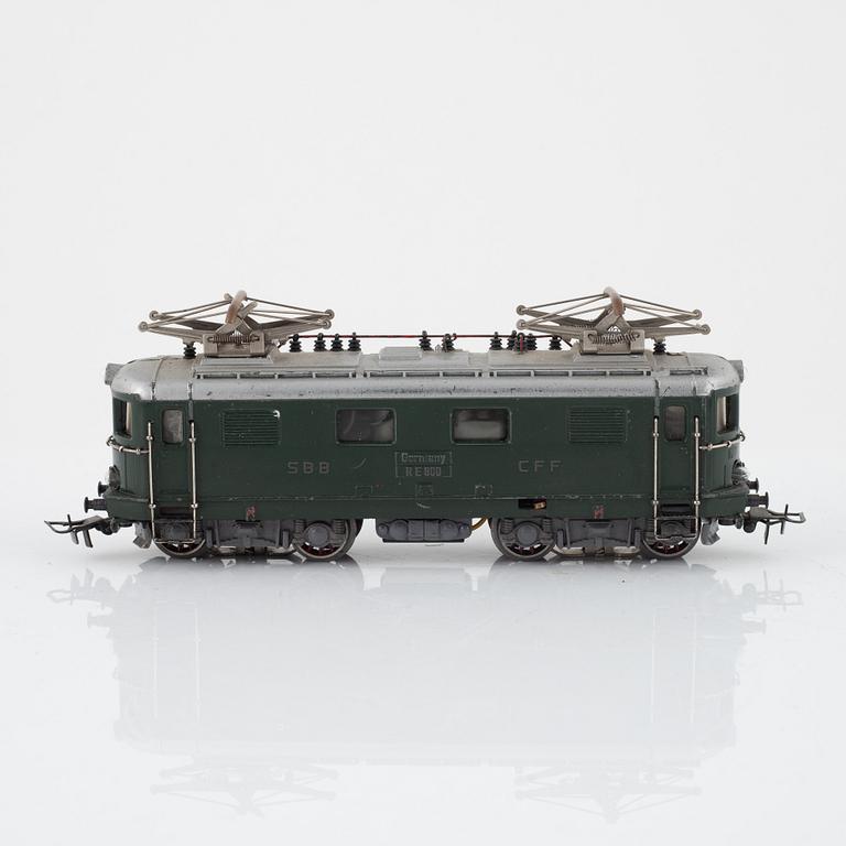 Märklin, ellok, modell RE 800, spår H0, 1950-tal.