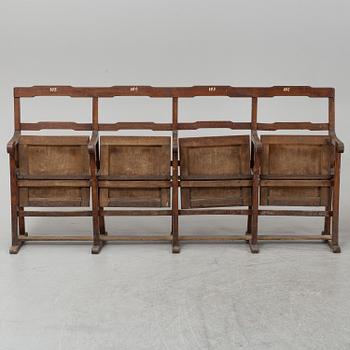 A pair of benches from the early 20th century.
