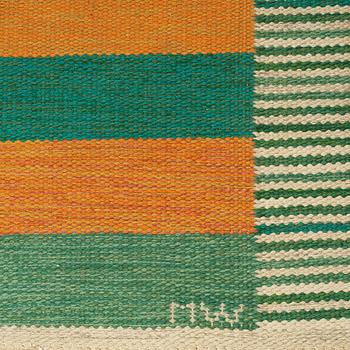 Mai Wellner, A CARPET, "Sina", rölakan, ca 241,5 x 170,5 cm, signerad AB MMF MW (AB Märta Måås-Fjetterström, Mai Wellner).