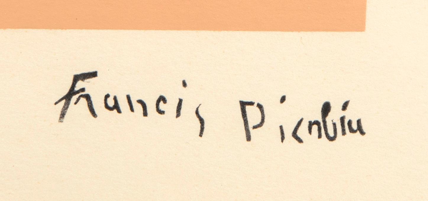 Francis Picabia, serigraph stamped signature and numbered 180/300.