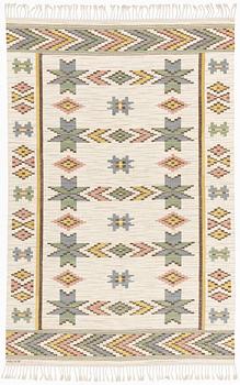 Märta Måås-Fjetterström, a carpet, "Vit botten", flat weave, ca 305 x 200 cm, signed AB MMF.