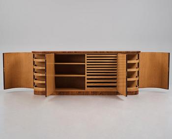 Greta Magnusson Grossman, a zebrano veneered sideboard, Firma Studio, Stockholm ca 1935.