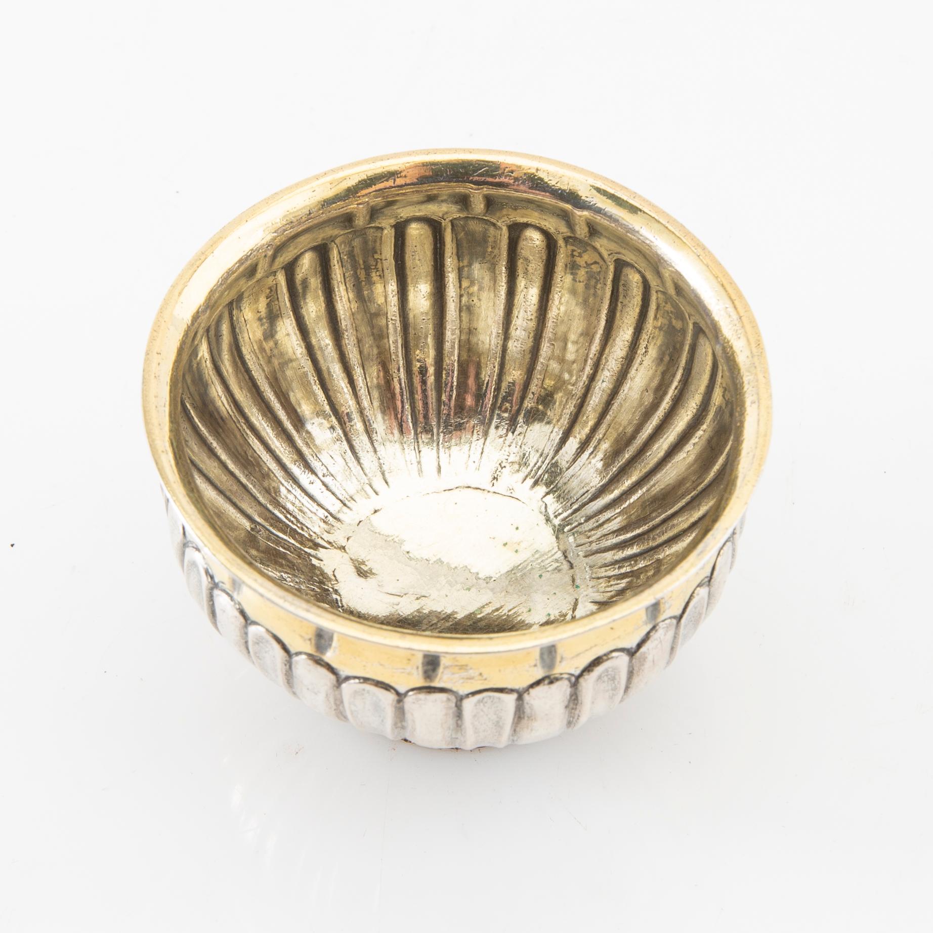Gustaf Aulander troligen supkopp silver Karlskrona 1836.