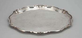 BRICKA, silver, Tyskland, finska kontrollstämplar 1944. Vikt 717 g.