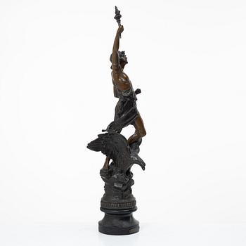 Decorative sculpture, "Le Jour," circa 1900.