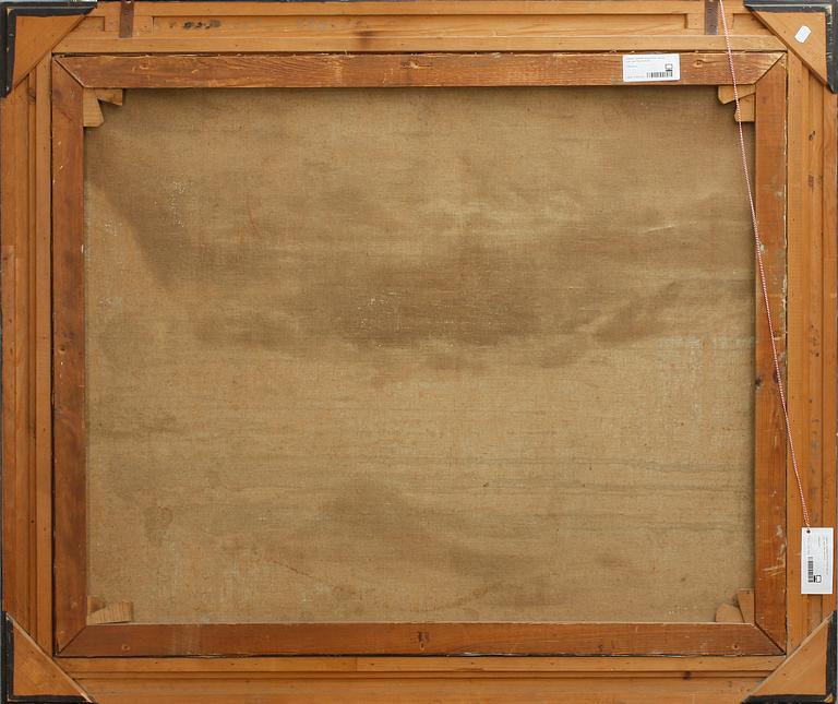 OKÄND KONSTNÄR, olja på duk, sign Otto Herrfurth, 1900-talets början.