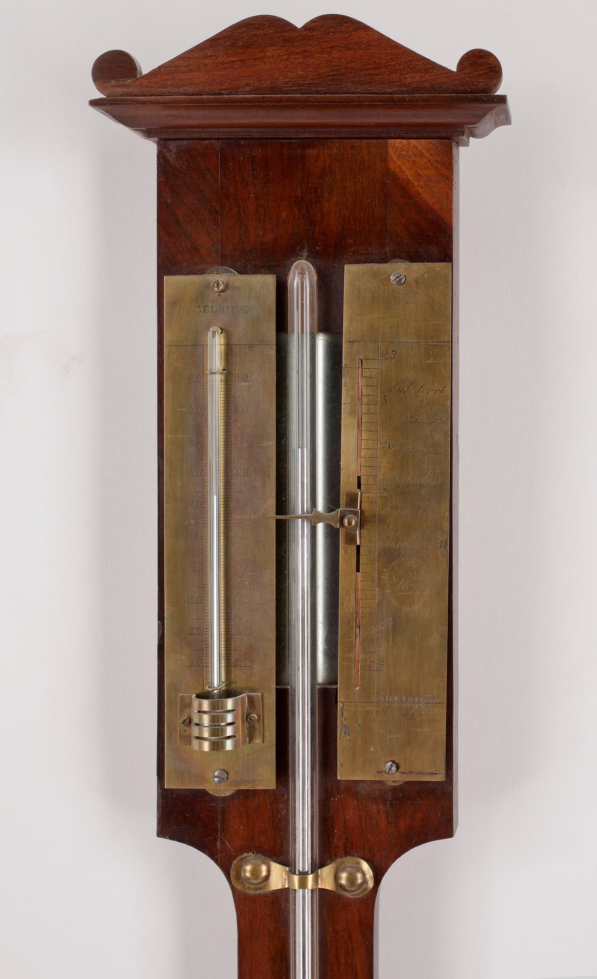 BAROMETER, märkt Kullström, omkring sekelskiftet 1800.
