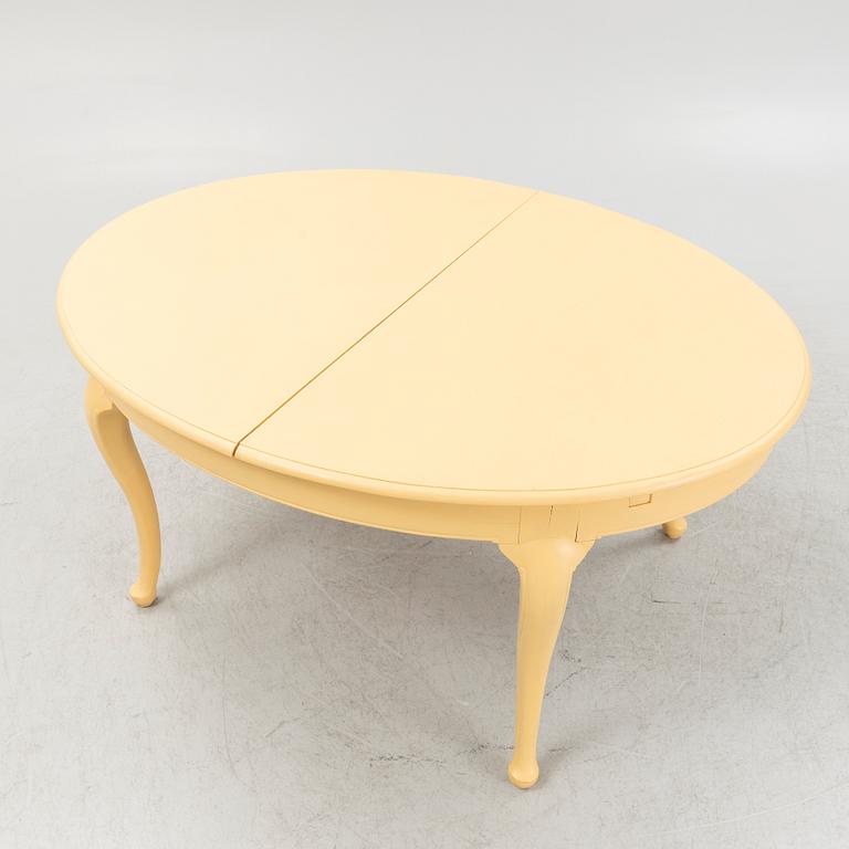 A 13-piece Rococo style dining room furniture suite, 20th Century.