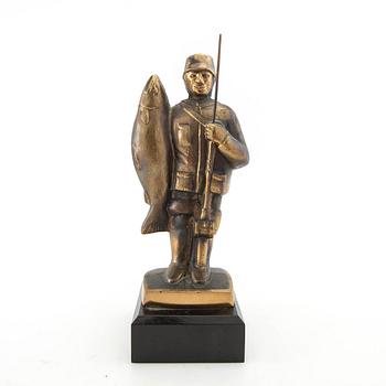 Sculpture Fisherman Borås foundry.