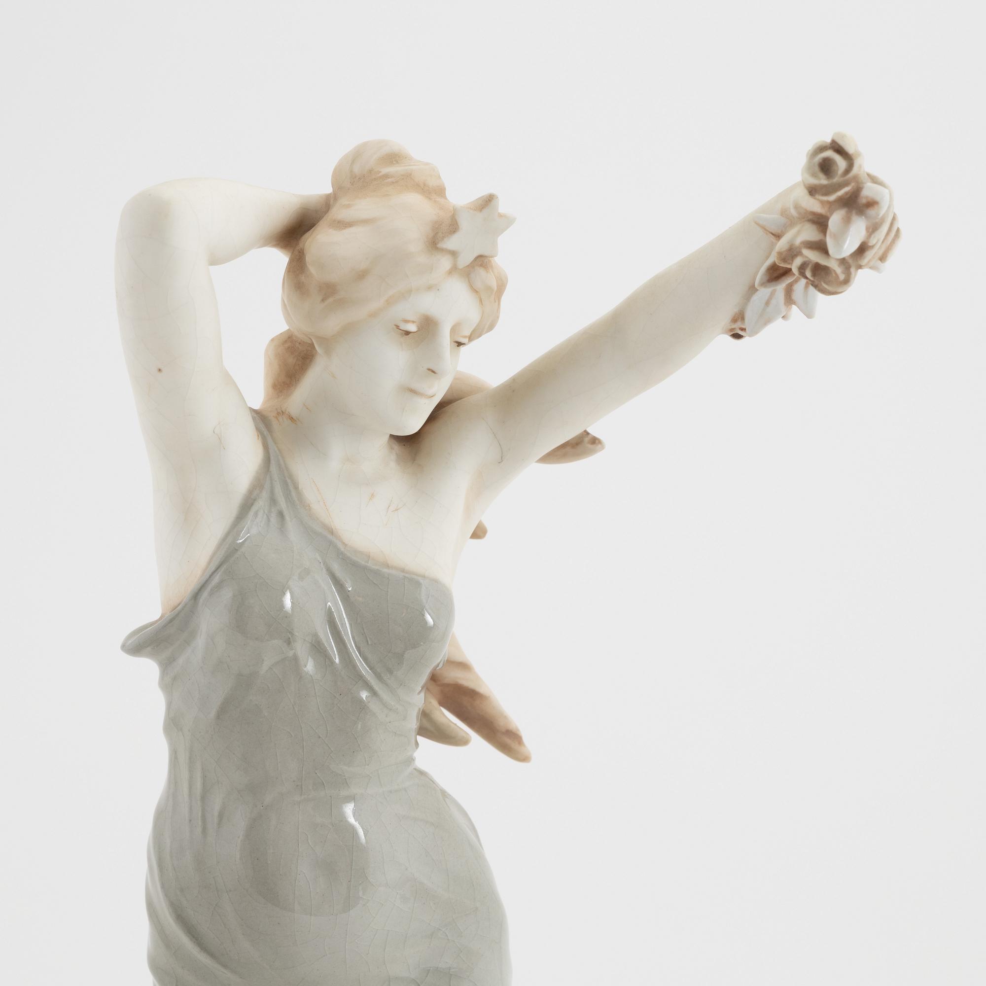 Theodore Schoop Bernard Bloch, a ceramic Art Nouveau figurine, early 20th Century.