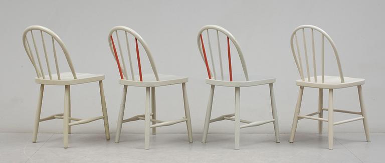 STOLAR, 3 + 1 st, "Windsor", Edsbyverken, 1900-talets andra hälft.