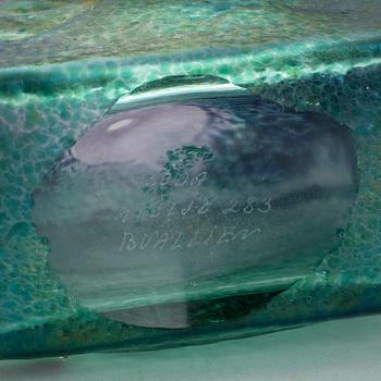 BERTIL VALLIEN, 3 stycken flaskor, glas, Boda, unika.