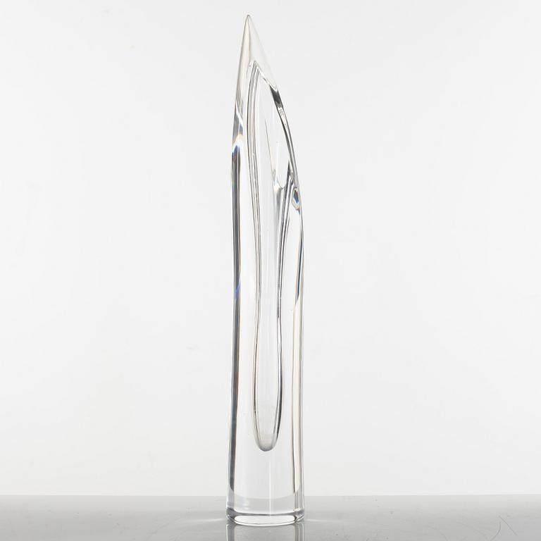 Aimo Okkolin, vas, "Svärdslilja", Riihimäen Lasi Oy, Finland.