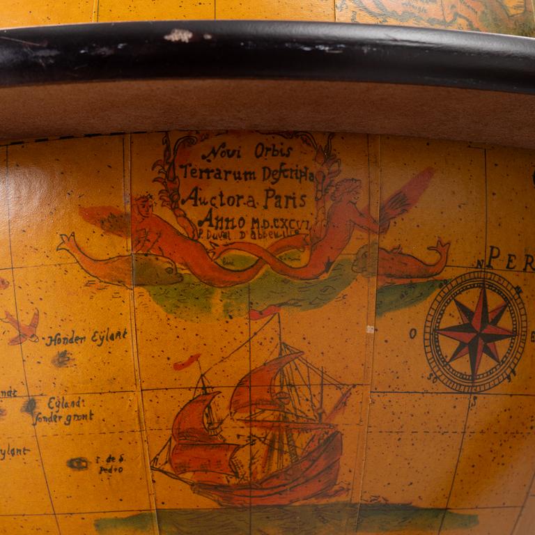 Bar globe, late 20th century.