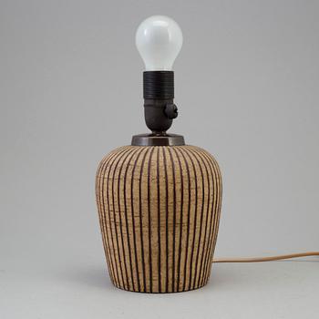 A ceramic Edgar Böckman table light from the 1940s.