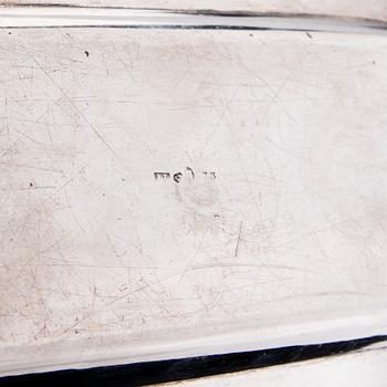GELÉSKÅLAR, ETT PAR, silver. Anders Lundqvist, Stockholm 1817.