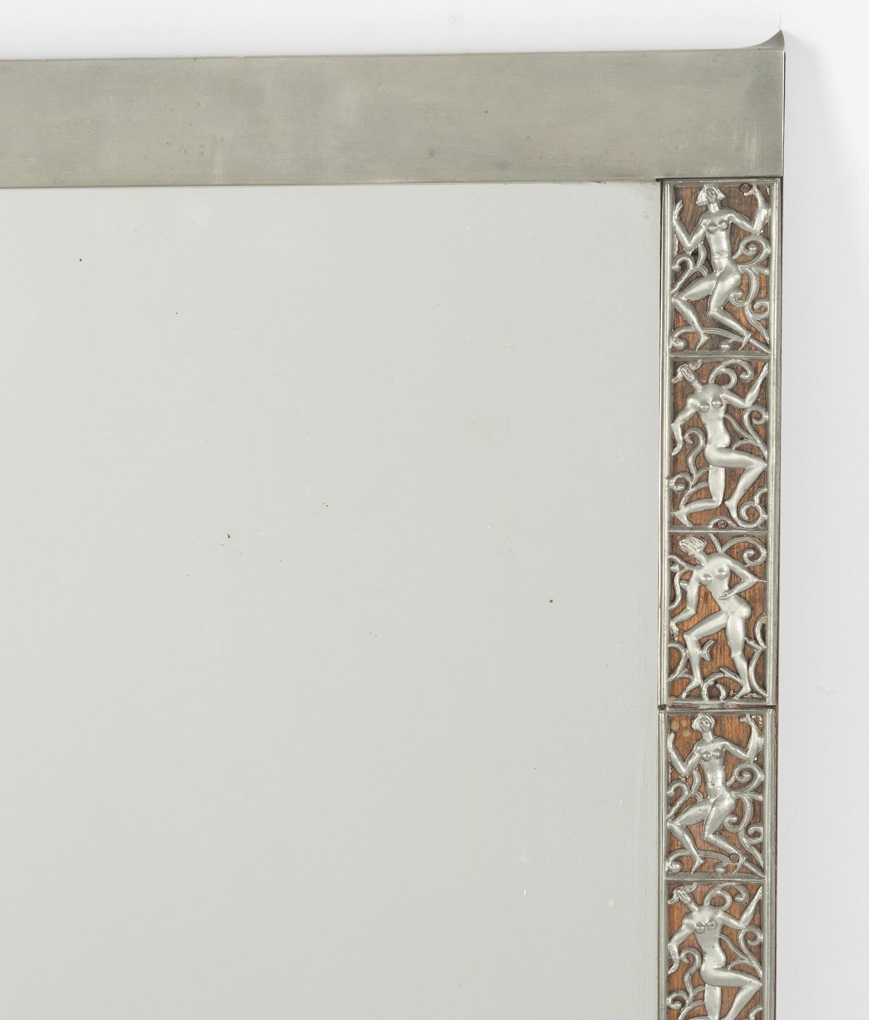 David Wretling, probably, mirror, 1920s.