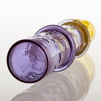 OIVA TOIKKA, MALJAKKO, lasia, "Bambu", signeerattu Oiva Toikka, Nuutajärvi Notsjö. 1960-luku.