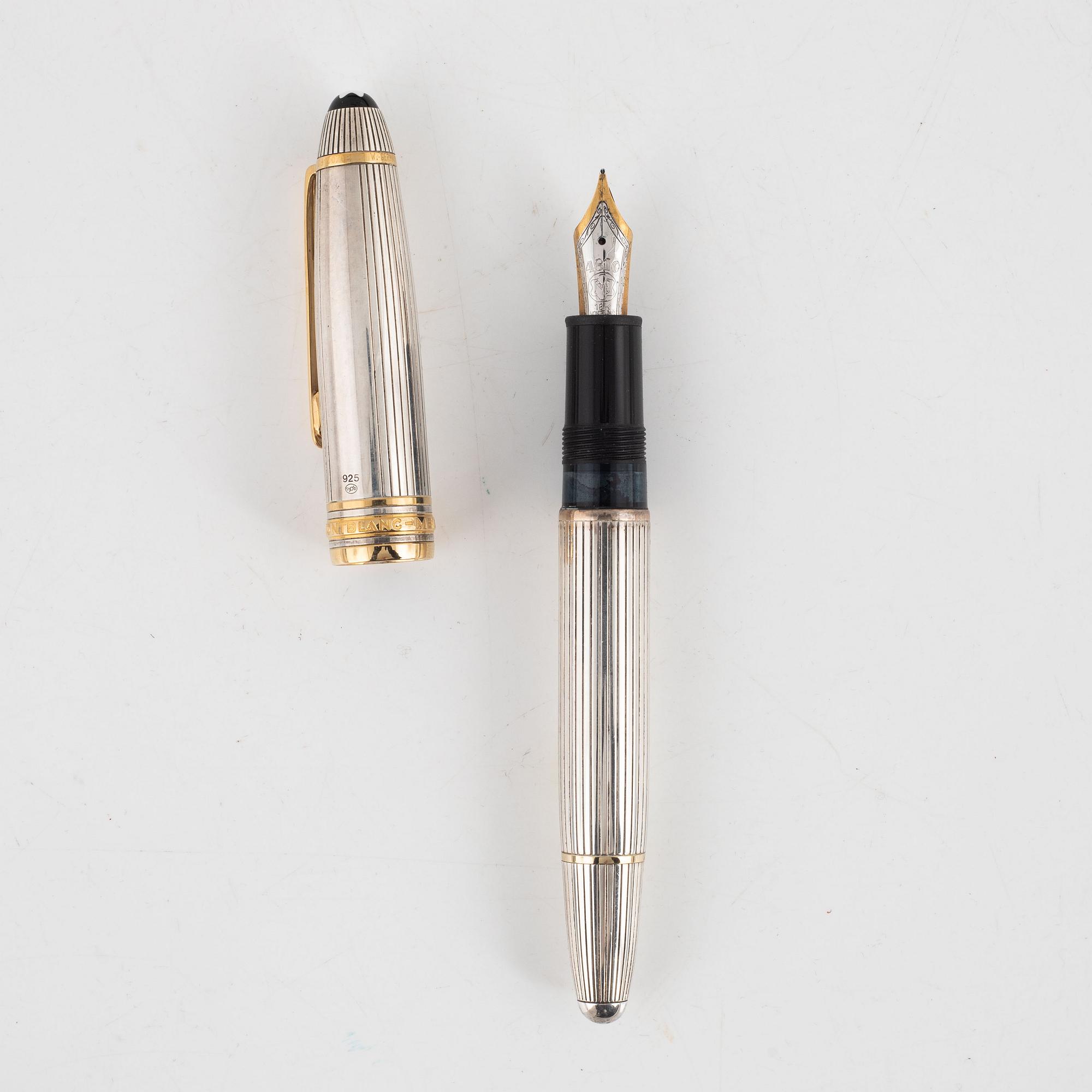 Montblanc a sterling silver fountain pen Meisterstuck No 146 Germany. Bukowskis