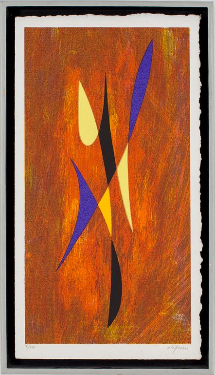 PIERRE OLOFSSON, färglitografi, signerad och numrerad 8/150.