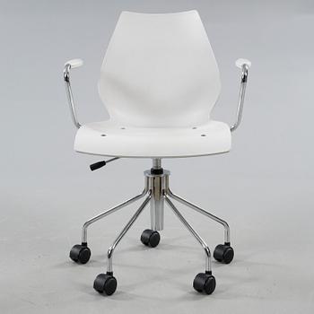 A office chair by Vico Magistretti, Kartell, 21th century.
