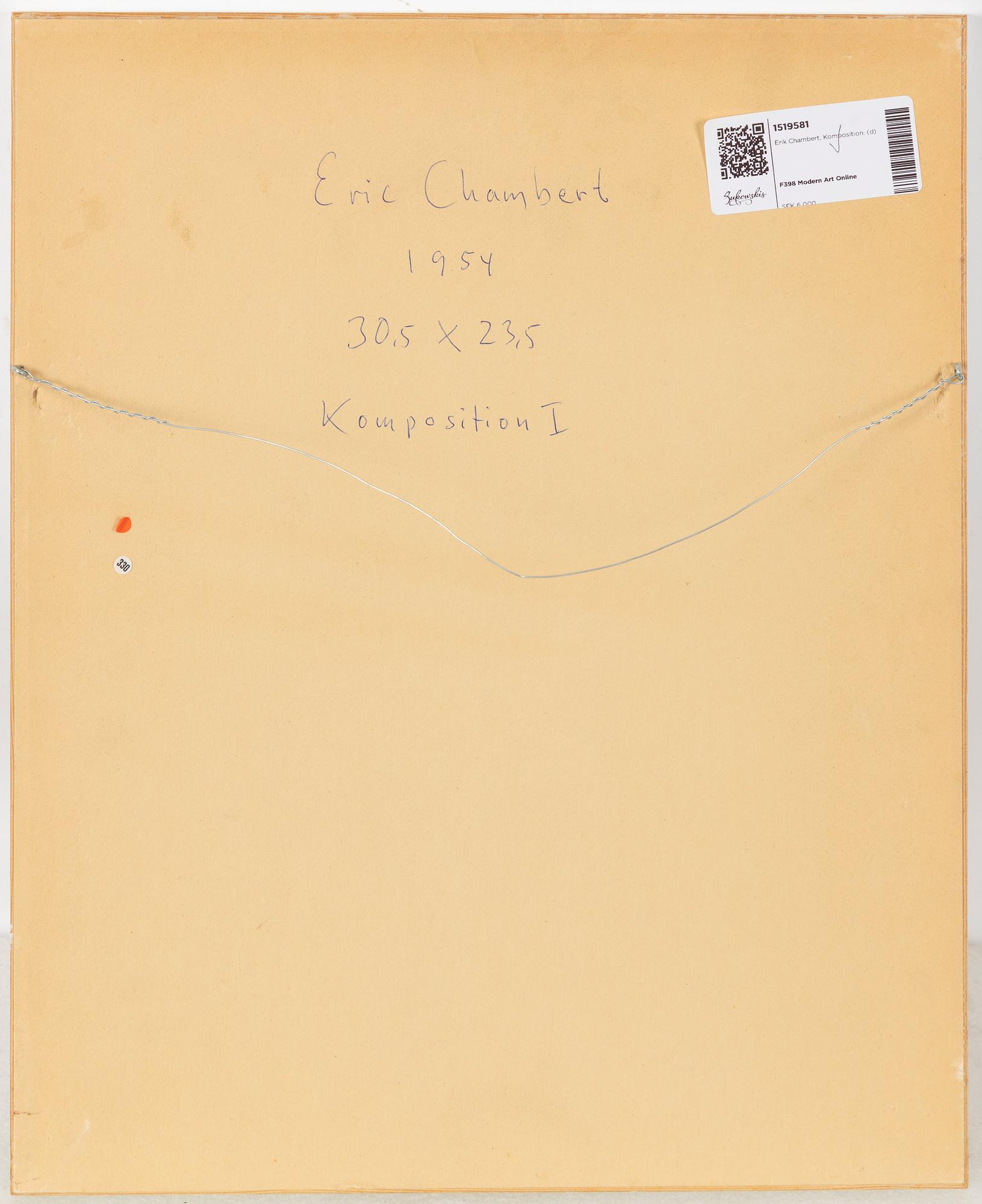 Erik Chambert, Composition.