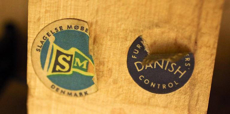 MATBORD samt STOLAR, 4 st, Slagelse Møbelvaerk A/S, Danmark, 1960-tal.