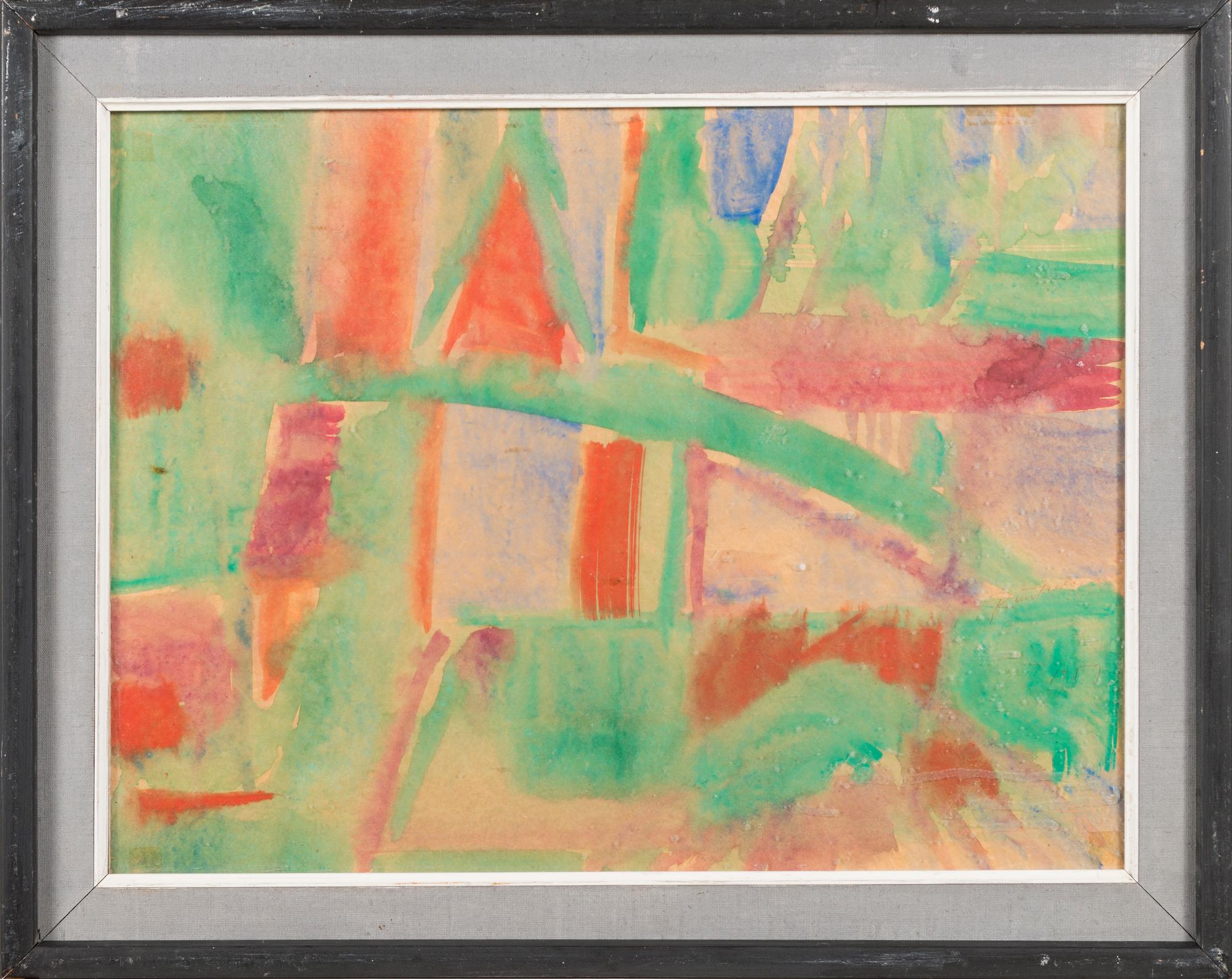 EINO RUUTSALO, watercolor, signed and dated 1959.