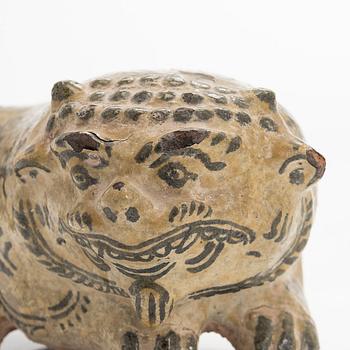 Eläinfiguuriini, keramiikka, mahdollisesti Sawankhalok, Thaimaa 15/1600-luku.