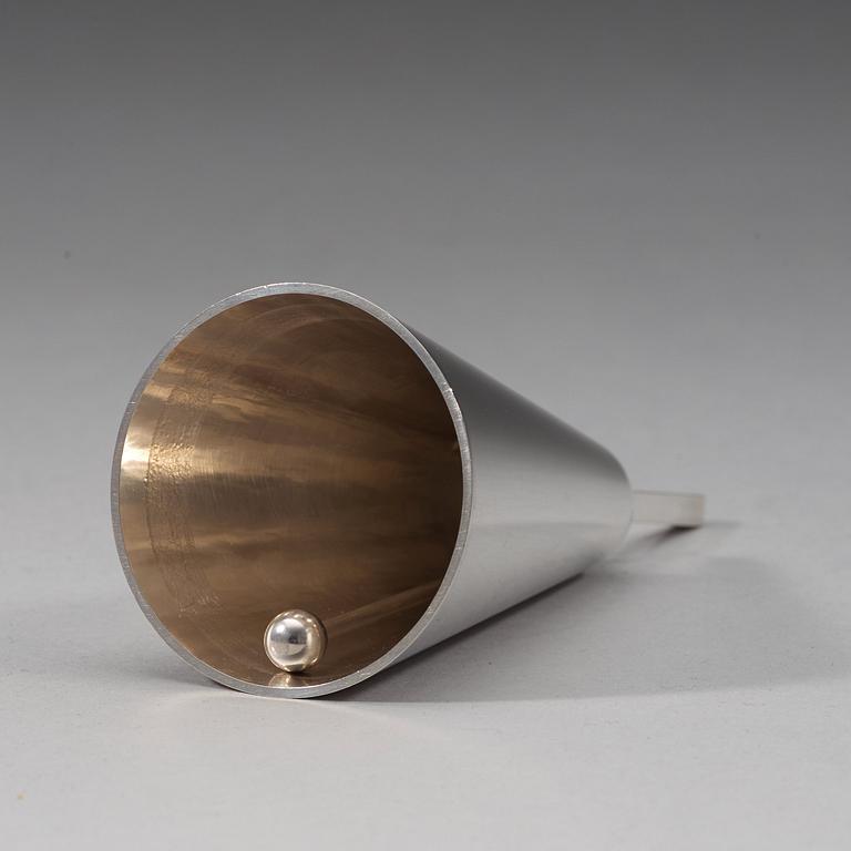 Wiwen Nilsson, a sterling serving bell, Lund Sweden 1958.