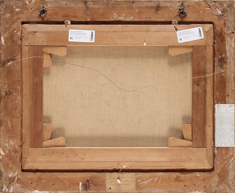 NICOLAES BERCHEM, follower of, oil on canvas, with inscription Berchem.