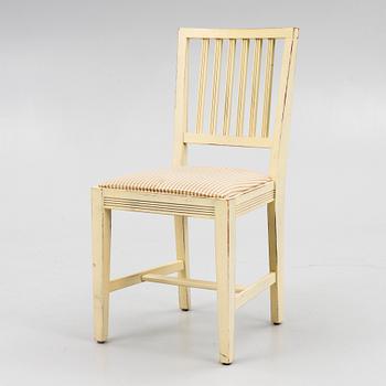 A set of 8 chairs, in the Leksand model, All Wood.