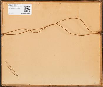 AUGUST HAMMARSTRÖM , olja på pannå. signerad.